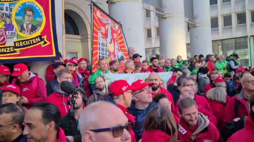 Belçika’da enflasyon ve hayat pahalılığı protesto edildi