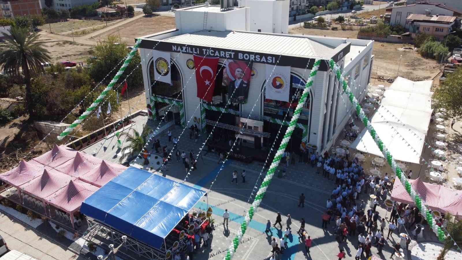 Nazilli, yeni Borsa binasına kavuştu