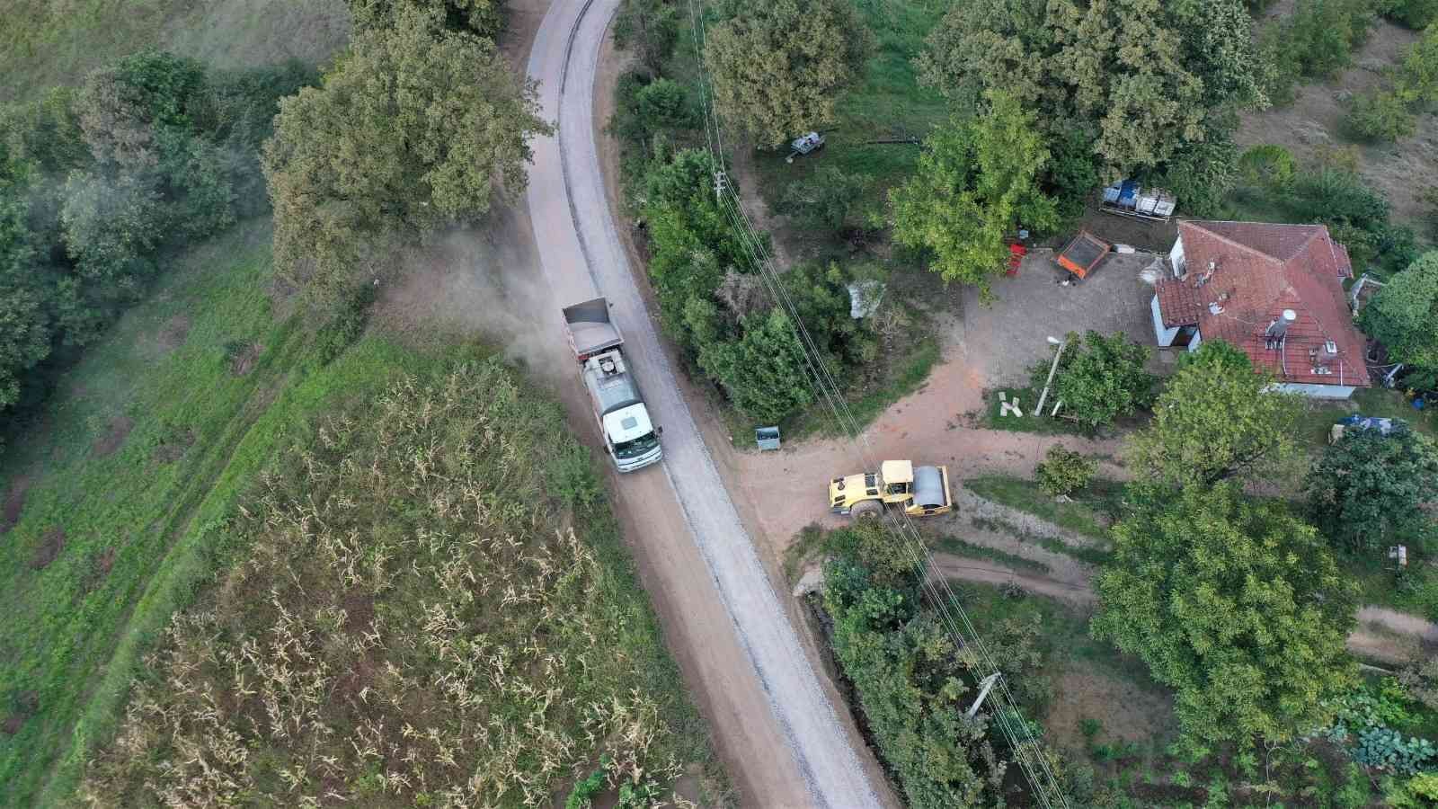 Başiskele’nin kırsal mahalle yolları konfor kazanıyor