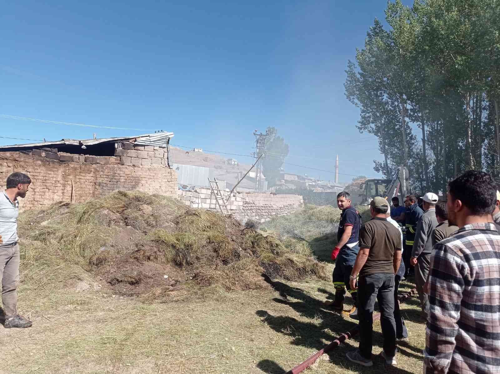Gürpınar’da 700 bağ ot yandı