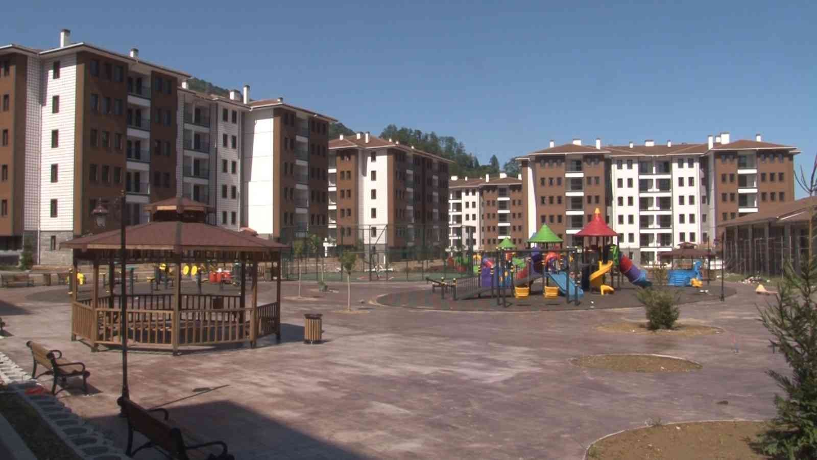 Rize’de Salarha Toplu Konutları’nın inşaatında sona doğru gelindi