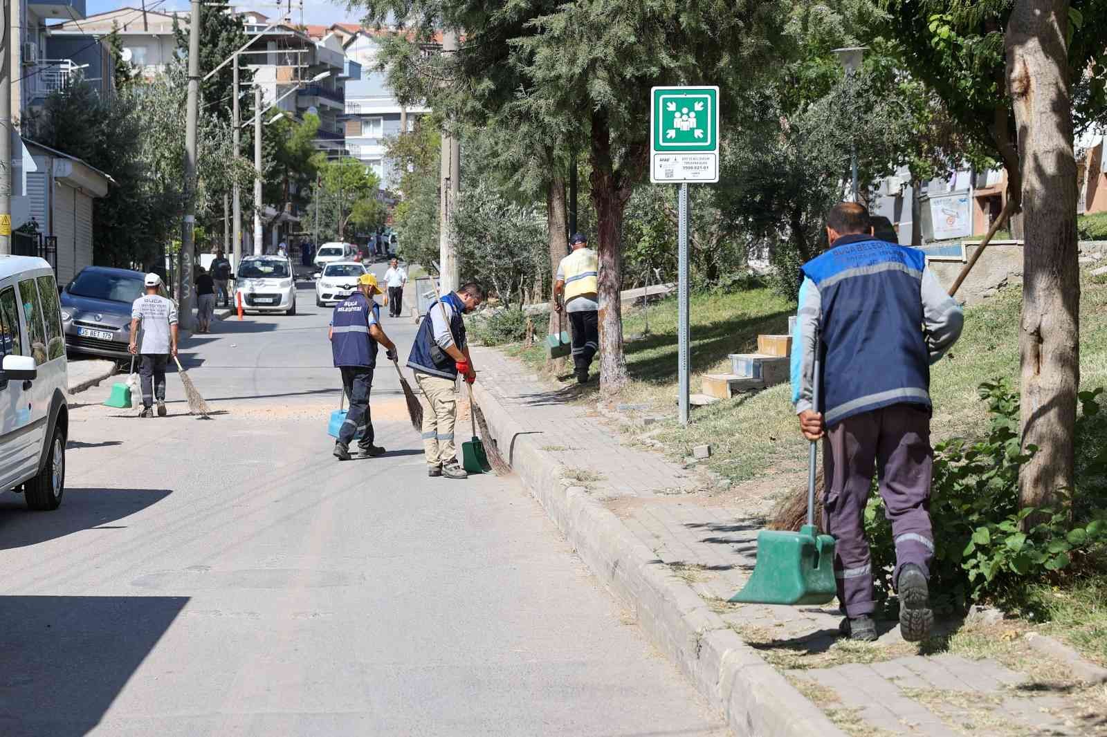 Buca sokaklarında dip bucak temizlik