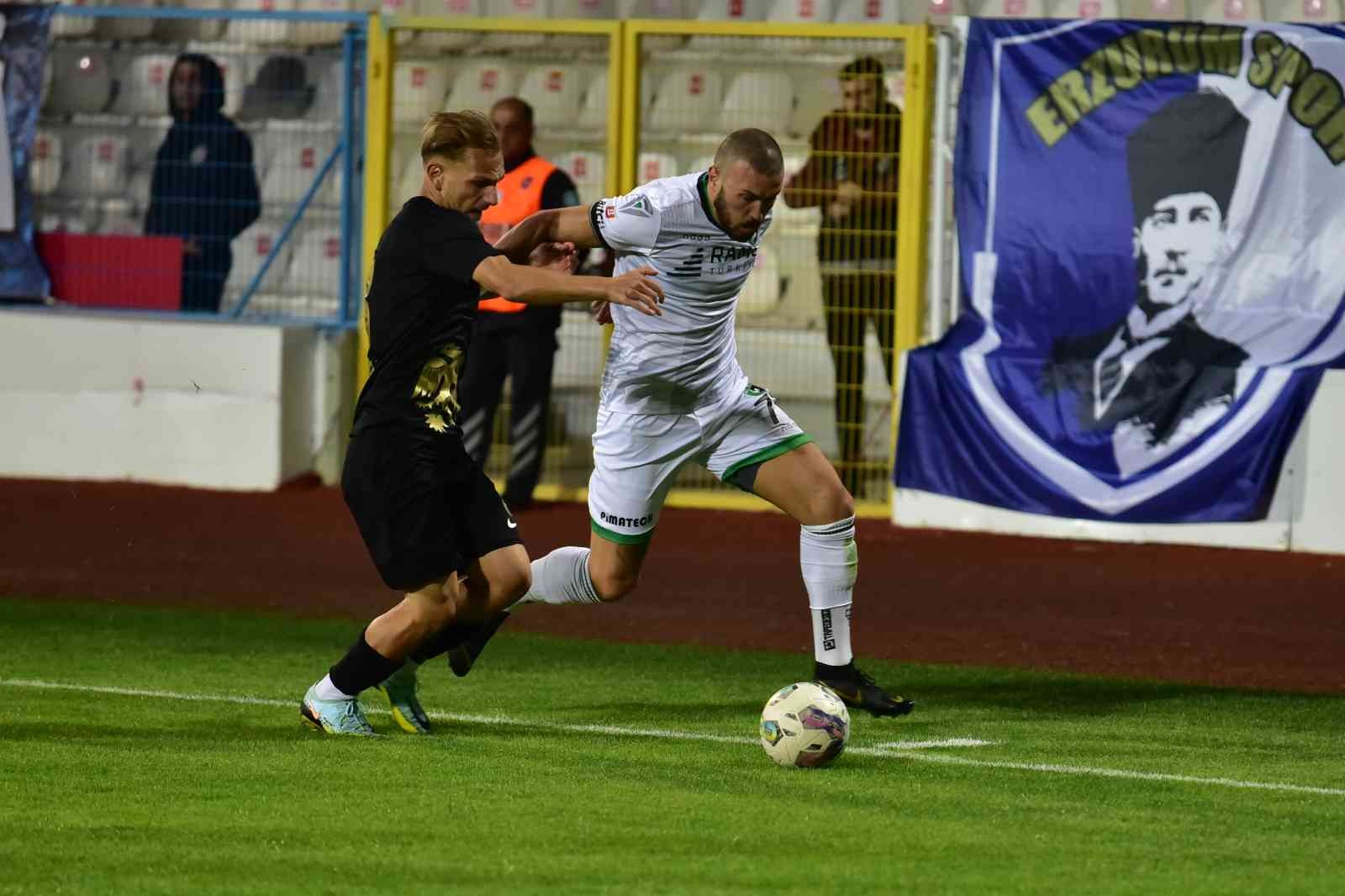 Denizlispor, Erzurum’dan eli boş dönüyor