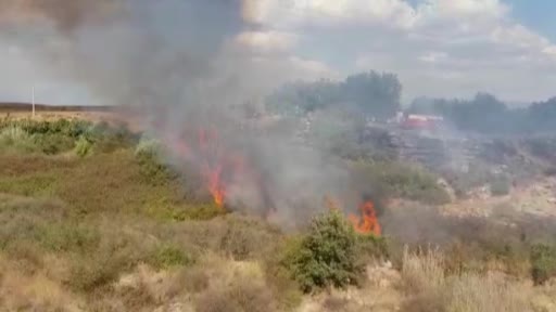 Antalya’da makilik alanda yangın