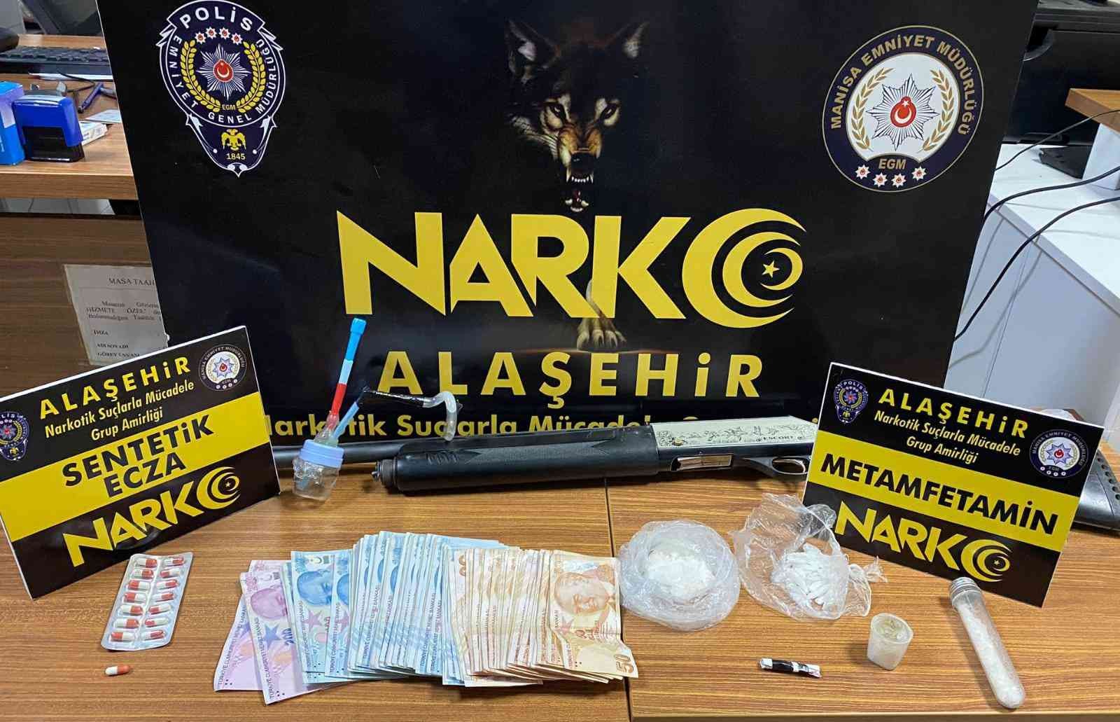 Alaşehir’de uyuşturucudan 2 tutuklama