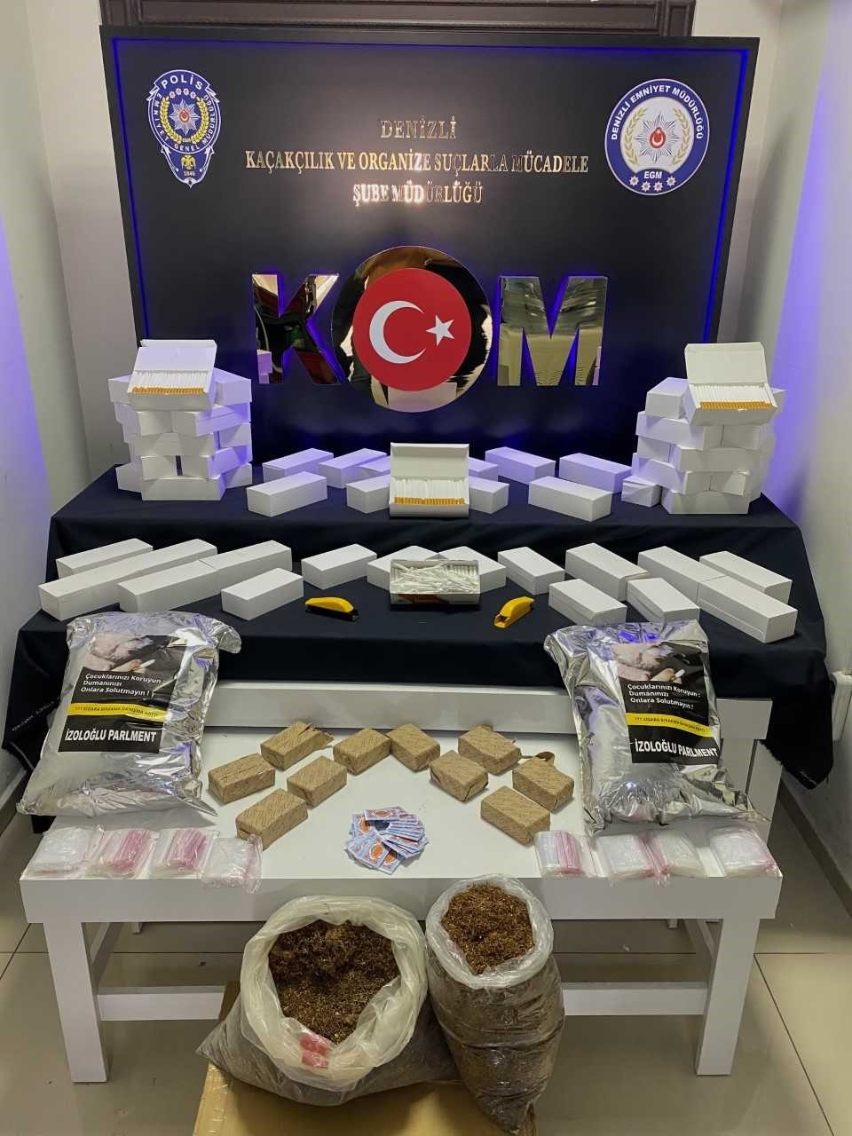 Kaçak tütün, sigara ve alkol operasyonunda 7 kişi yakalandı