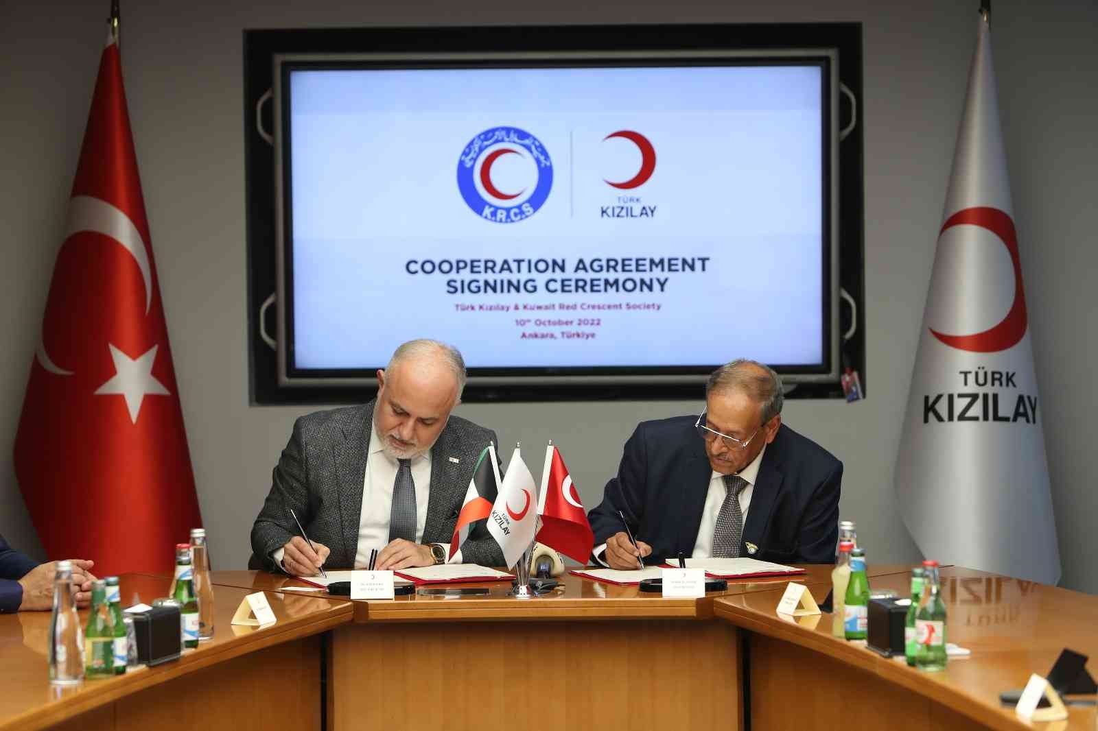 Türk Kızılay ve Kuveyt Kızılayı’dan orman yangını ve sel bölgeleri için iş birliği protokolü