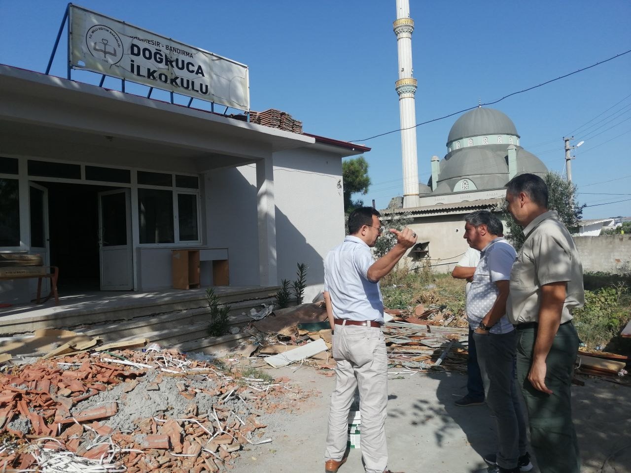 Millî Eğitim Müdürü Ali Tatlı Bandırma’da incelemelerde bulundu