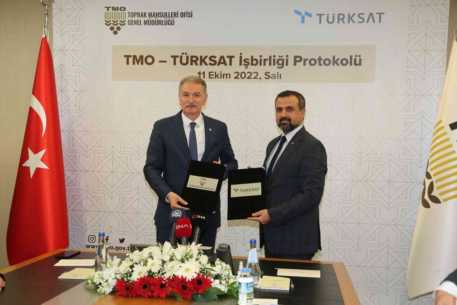 TMO ile Türksat arasında tarımda verimliliği arttıracak işbirliği protokolü