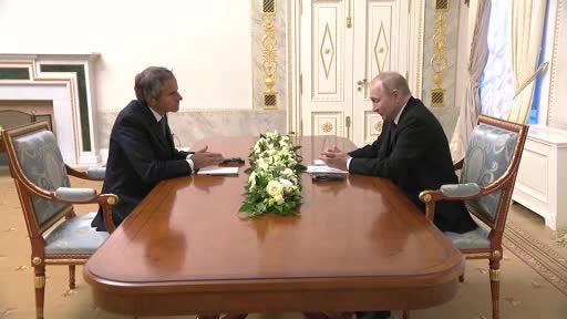 Rusya Devlet Başkanı Putin, UAEA Başkanı Grossi ile bir araya geldi