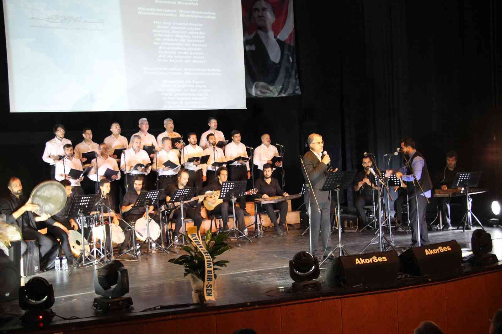 Aydın İl Milli Eğitimin tasavvuf müziği dinletisi gönüllere dokundu