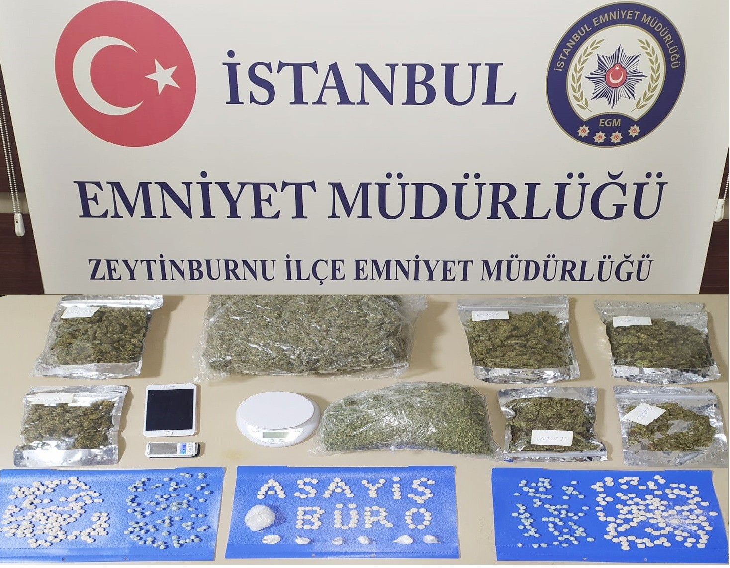 Zeytinburnu’nda yastığın içine uyuşturucu saklayan kişi tutuklandı