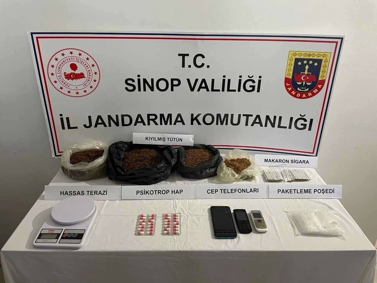 Sinop’ta uyuşturucu operasyonu: 1 gözaltı