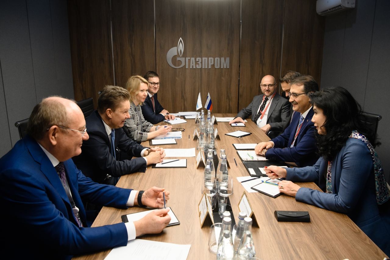 Gazprom Başkanı Miller: "Türkiye’nin AB sınırında doğalgaz dağıtım merkezi oluşturabiliriz"