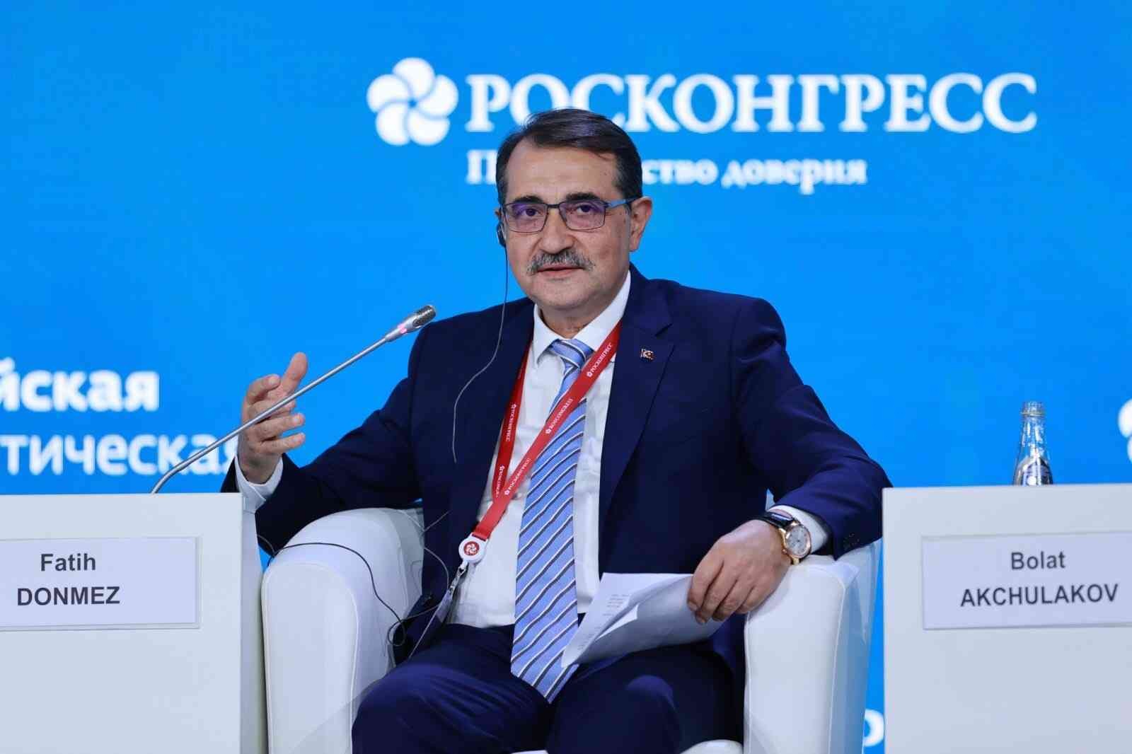 Bakan Dönmez: "Rusya ile ilişkilerimiz sadece enerji değil, çok farklı alanlarda da devam ediyor"