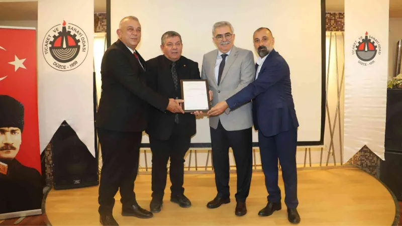 Düzce TSO’da devir teslim yapıldı