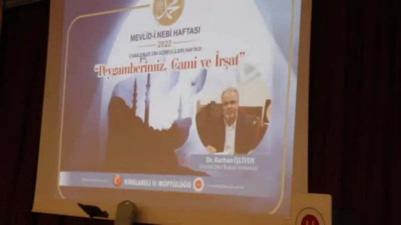 Diyanet İşleri Başkan Yardımcısı İşliyen Kırklareli’de