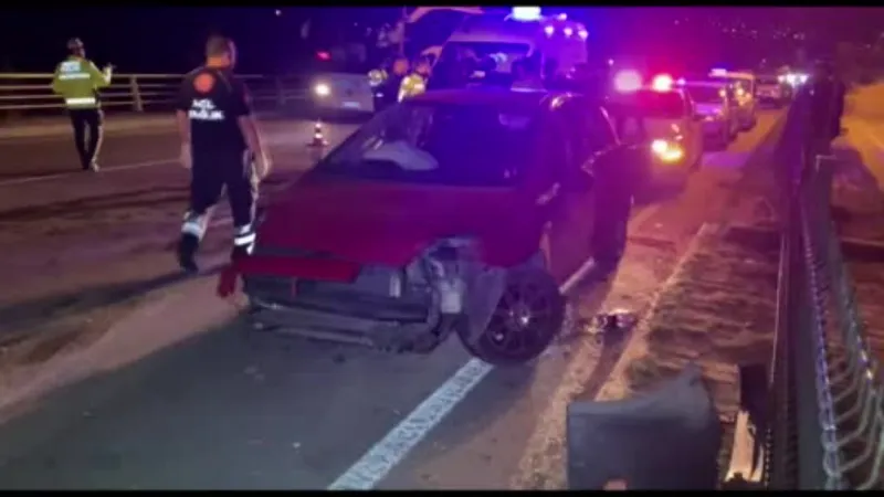 Karabük’te zincirleme trafik kazası : 11 yaralı