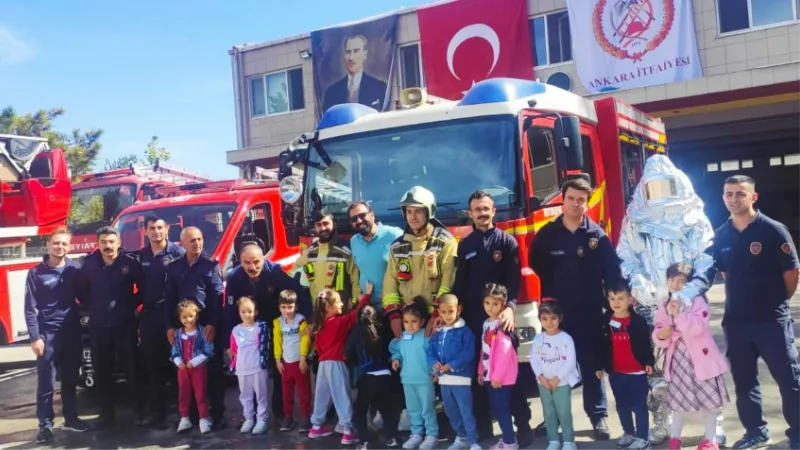 İlkokul öğrencilerine ‘gönüllü itfaiyecilik’ eğitimi