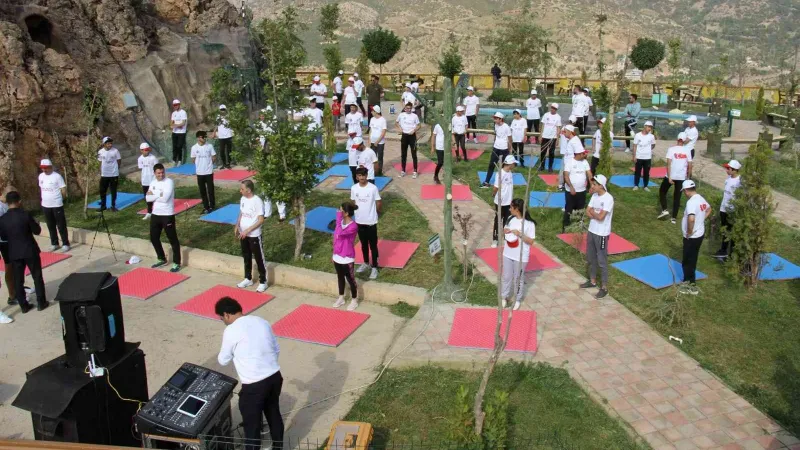 Terörden temizlenen Efkar Dağı’nda "Online Training" eğitimi