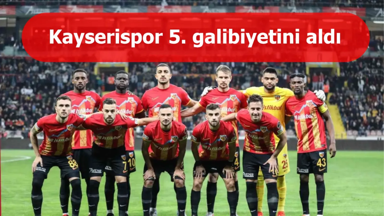 Kayserispor 5. galibiyetini aldı