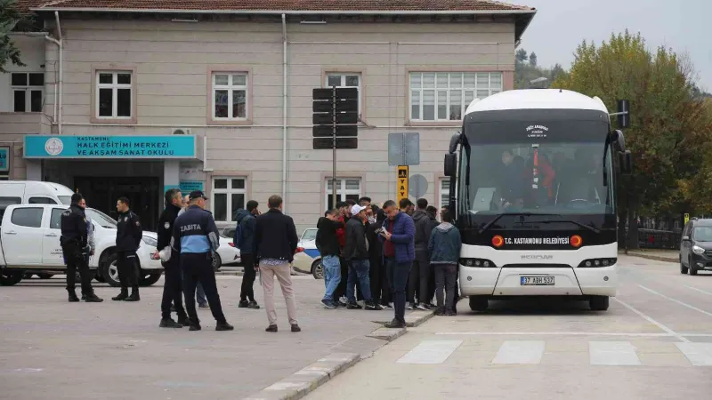 Kastamonuspor taraftarlarının Galatasaray heyecanı