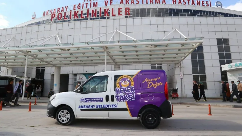 Aksaray’da “Bebek Taksi” uygulaması devam ediyor