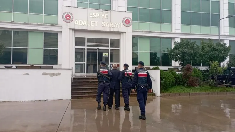 Giresun’da, hakkında 5 yıl hapis cezası bulunan şahıs yakalandı