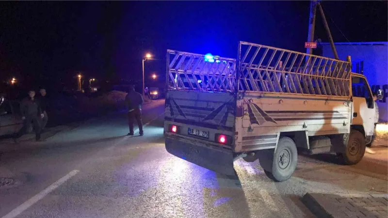Konya’da kamyonet ile motosiklet çarpıştı: 2 yaralı