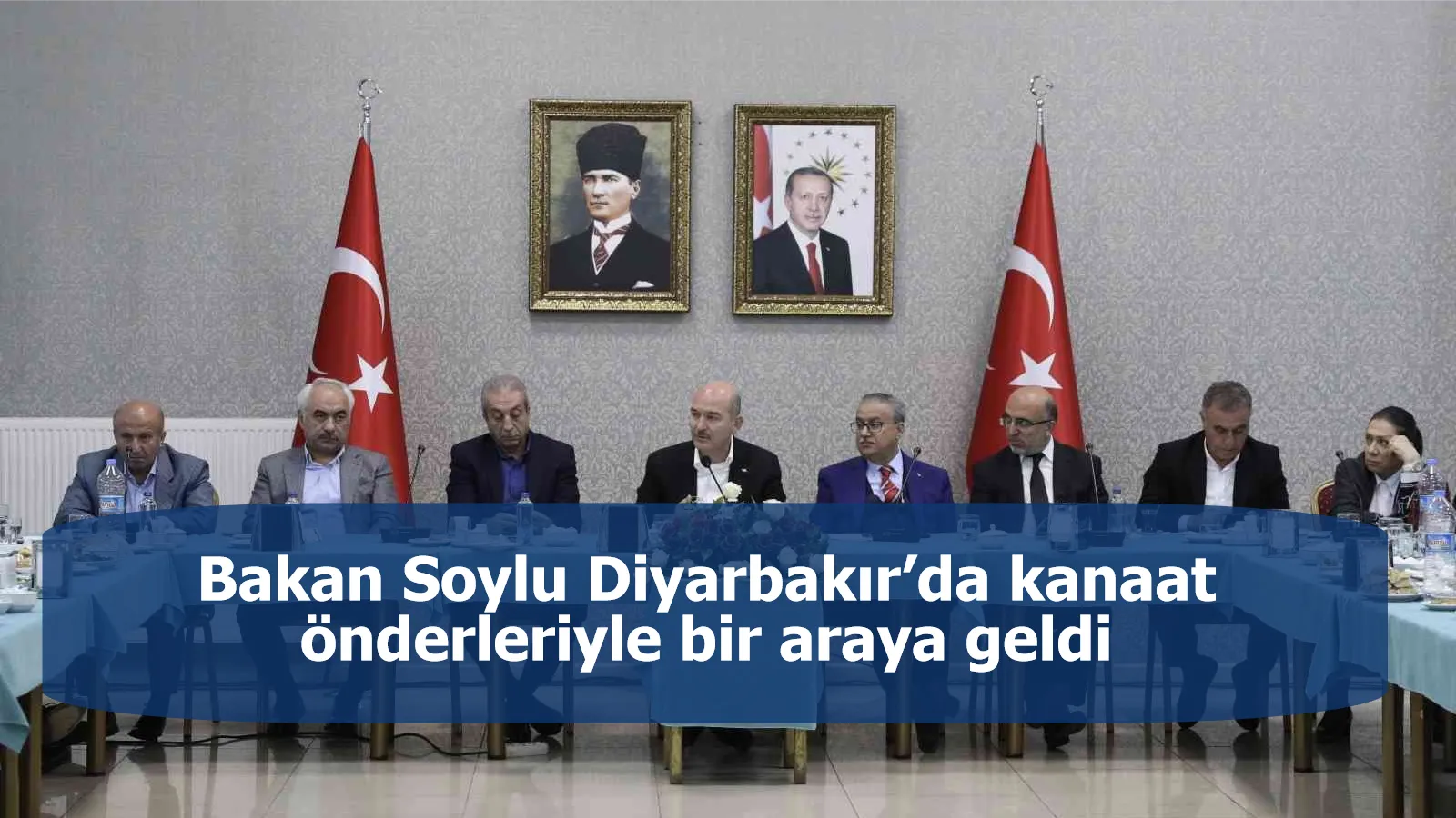 Bakan Soylu Diyarbakır’da kanaat önderleriyle bir araya geldi