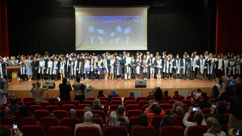 ÇOMÜ’de Lisansüstü Eğitim Enstitüsü 2. Mezuniyet töreni gerçekleşti