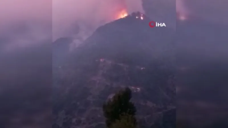 Osmaniye’deki orman yangınına karadan müdahale başladı