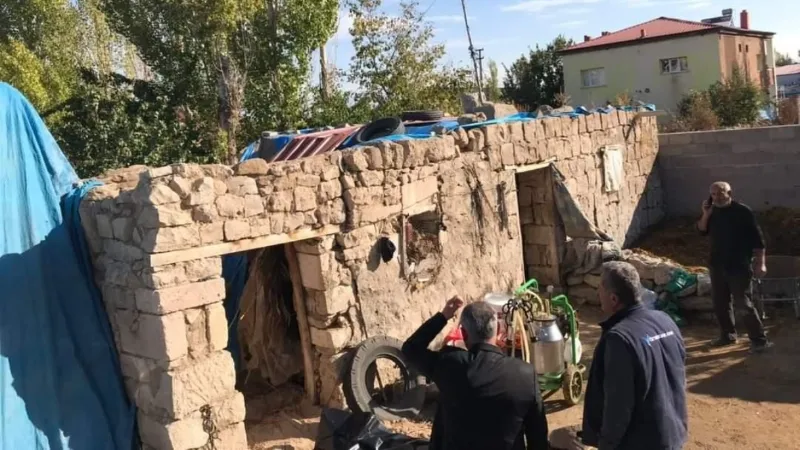 Niğde’de ahır çöktü: 1 ölü, 1 yaralı