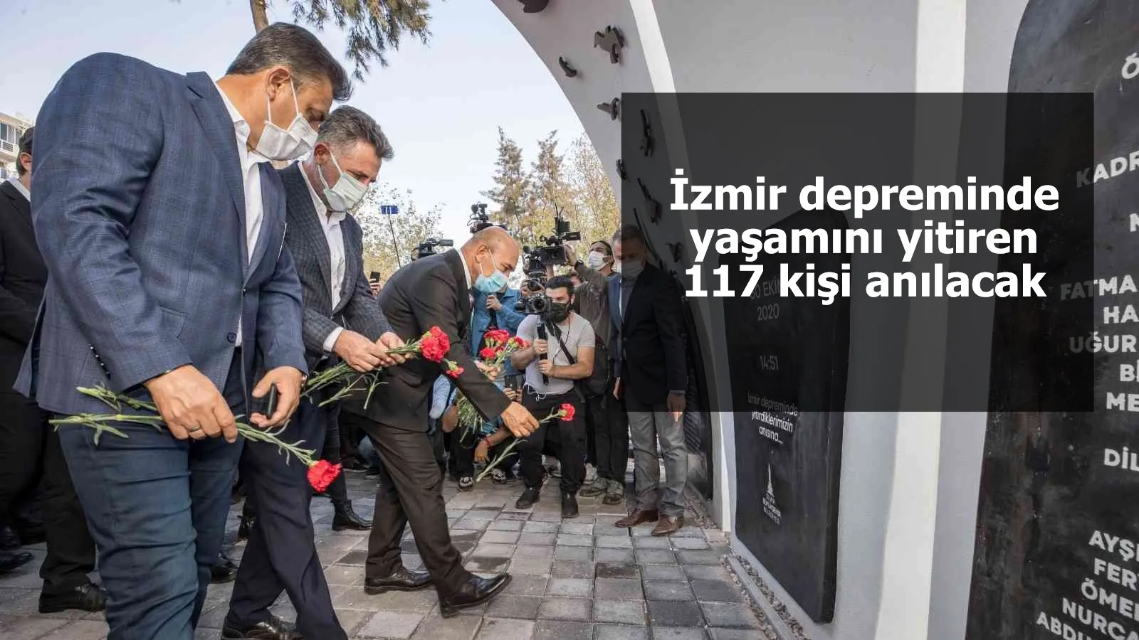 İzmir depreminde yaşamını yitiren 117 kişi anılacak