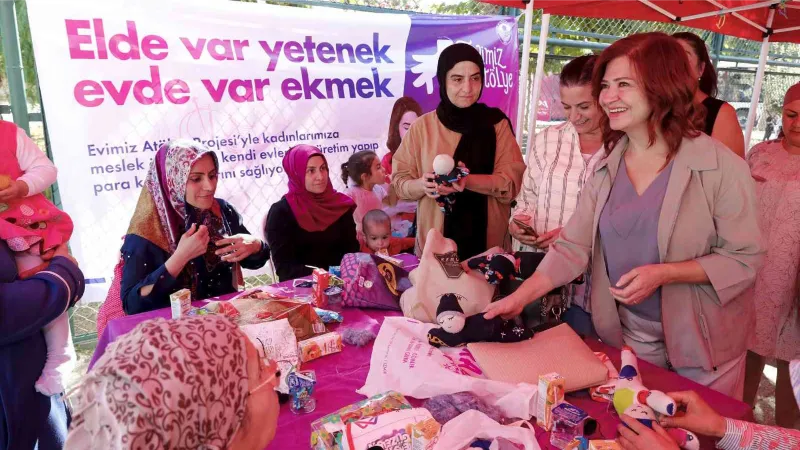 Mersin’de ’Evimiz Atölye’ projesi büyüyerek devam ediyor