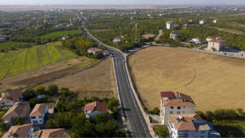 Topsöğüt Malatya Caddesi’ne yeni asfalt