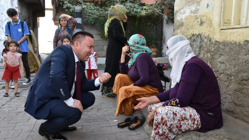 Bağlar Belediye Başkanı Beyoğlu, vatandaş buluşmaların devam ediyor