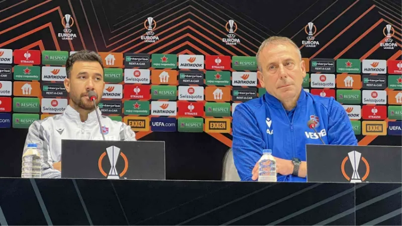 Abdullah Avcı: "Öncelikle Ferençvaros maçını cebimize koyup 9 puana ulaşmak istiyoruz"