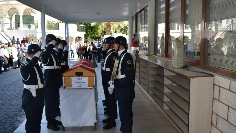 Terör gazisi Hüseyin Gök, son yolculuğuna uğurlandı