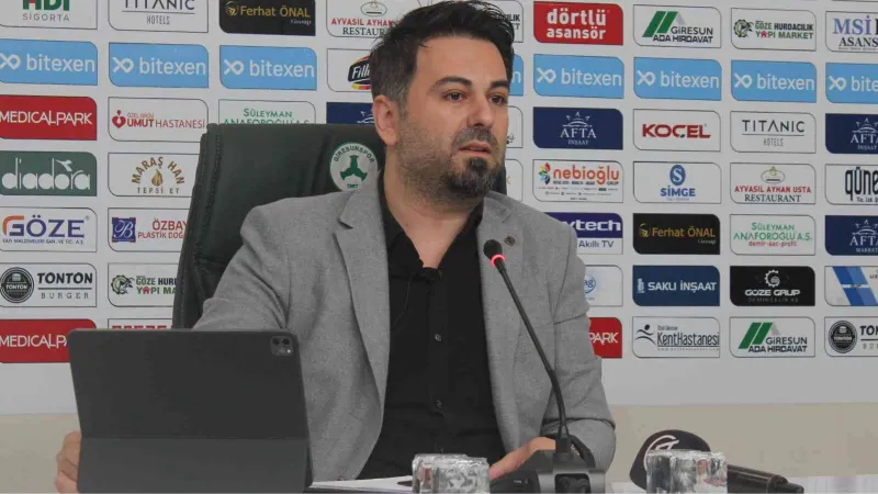 Giresunspor Basın Sözcüsü Ferhat Karademir: “Giresunspor, bu tezahüratları hiç hak etmiyor”