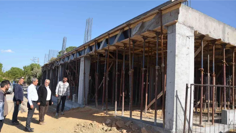 Koçarlı Cemevi ve Kültür Merkezi inşaatı hızla yükseliyor