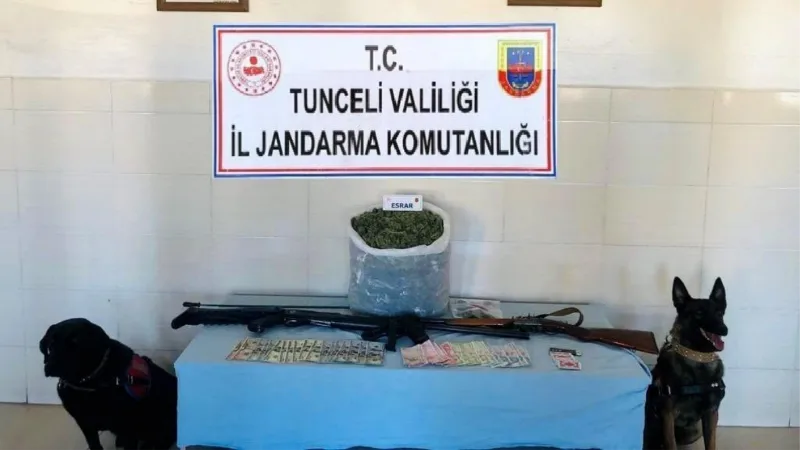 Evinden uyuşturucu madde ve silahlar çıkan şüpheli gözaltına alındı