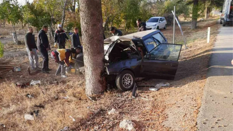 Isparta’da feci kaza: 1 ölü, 3 yaralı