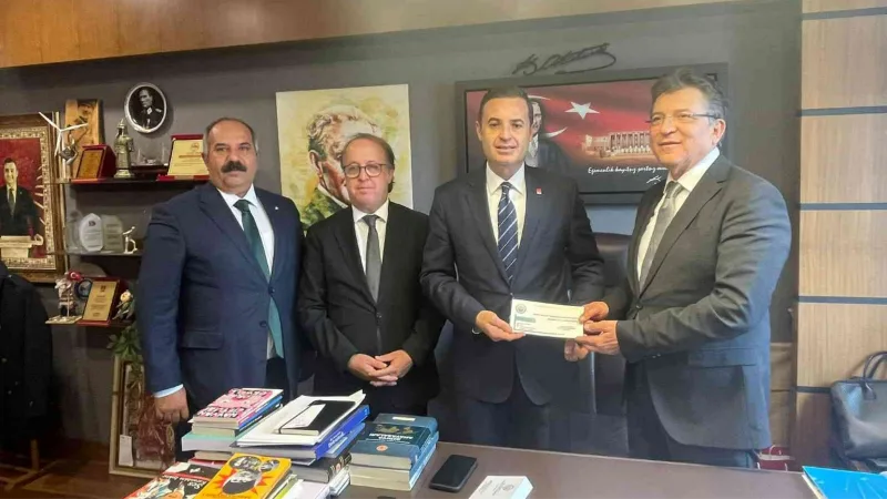 Ege ve Marmara Çevreci Belediyeler Birliği’nden Ahmet Akın’a ziyaret