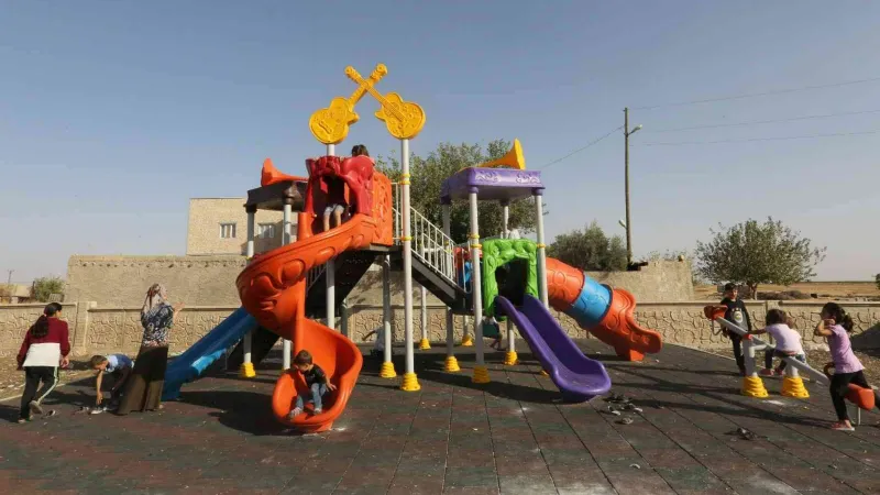 Mardin geneli çocuklar için 84 oyun parkı faaliyete koyuldu