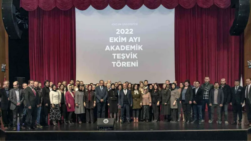 Ekim ayı bilimsel teşvik ve ödül töreni düzenlendi