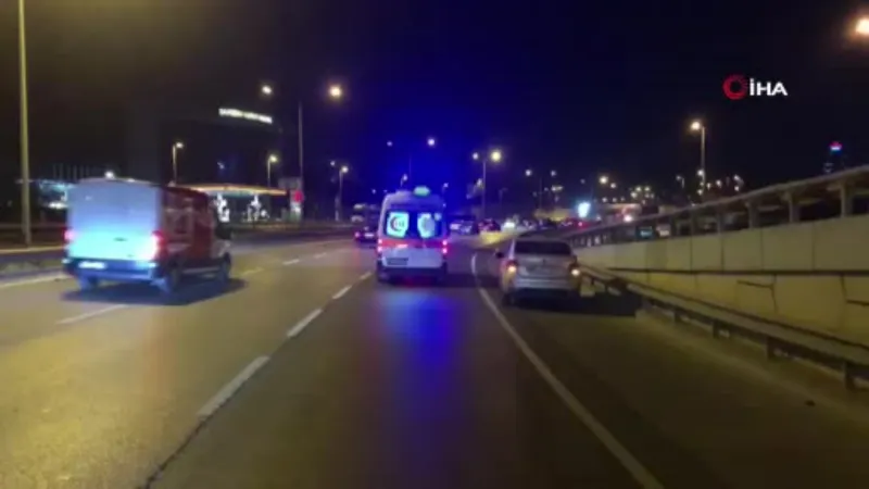 Çekmeköy’de alkollü sürücü ticari araca çarpıp kaçtı: 1 yaralı