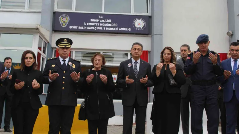 Sinoplu şehidin ismi Polis Merkezi’ne verildi