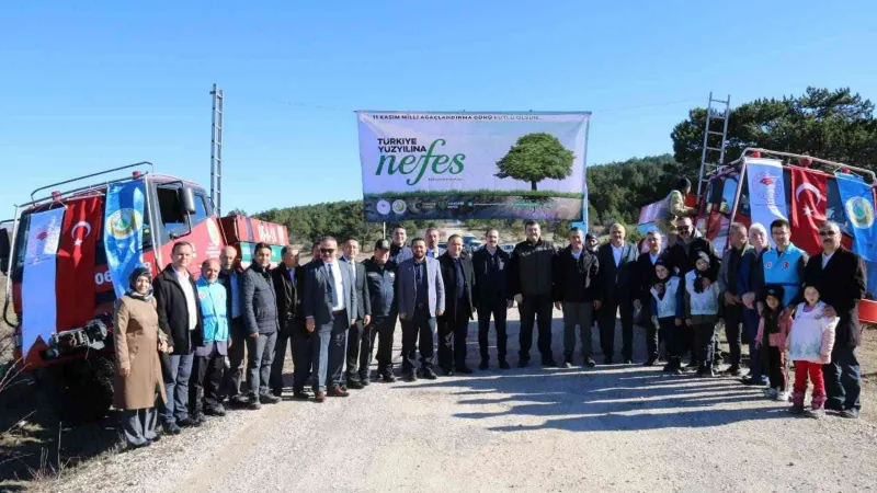 Geleceğe Nefes için Kızılcahamam’da 2000 fidan toprakla buluştu