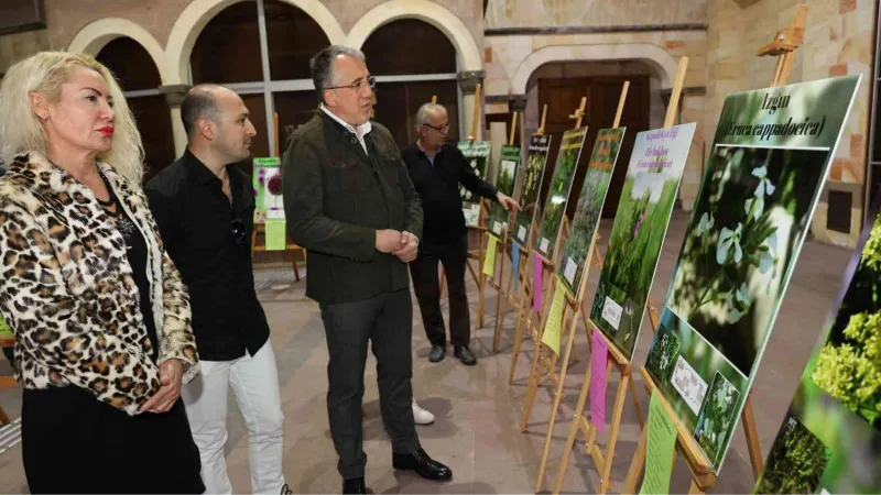 ‘Kapadokya bitkileri’ sergisi açıldı